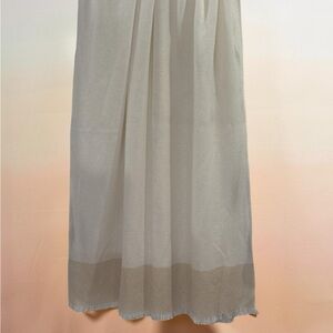 Oversized Scarf/Wrap. Cream & Beige